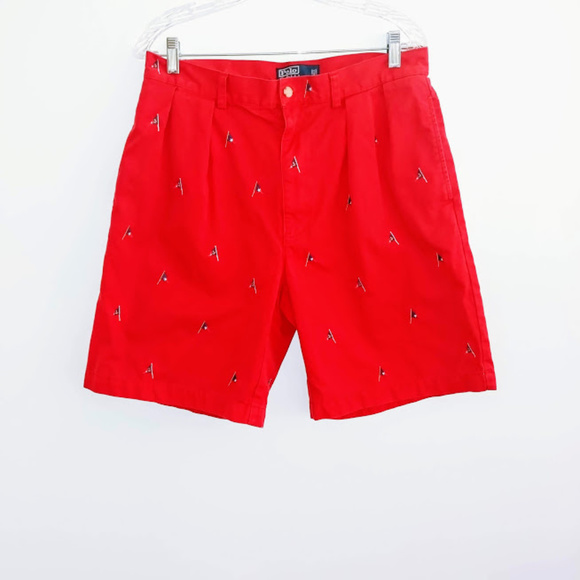 Polo Ralph Lauren Other - Polo Ralph Lauren Tyler Flag Shorts 33